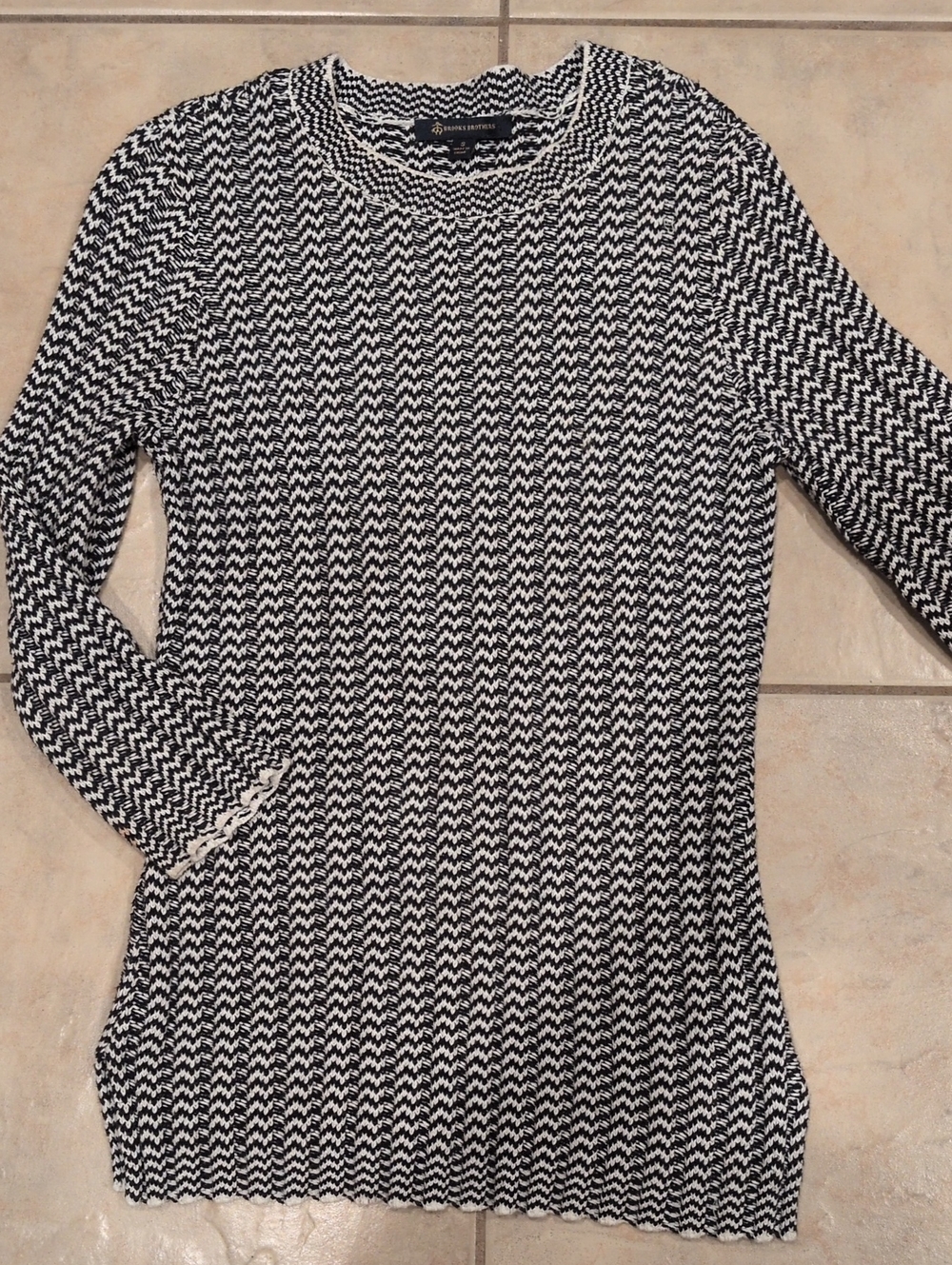 BROOKS BROTHERS Women’s Cotton Knit Sweater Size Small